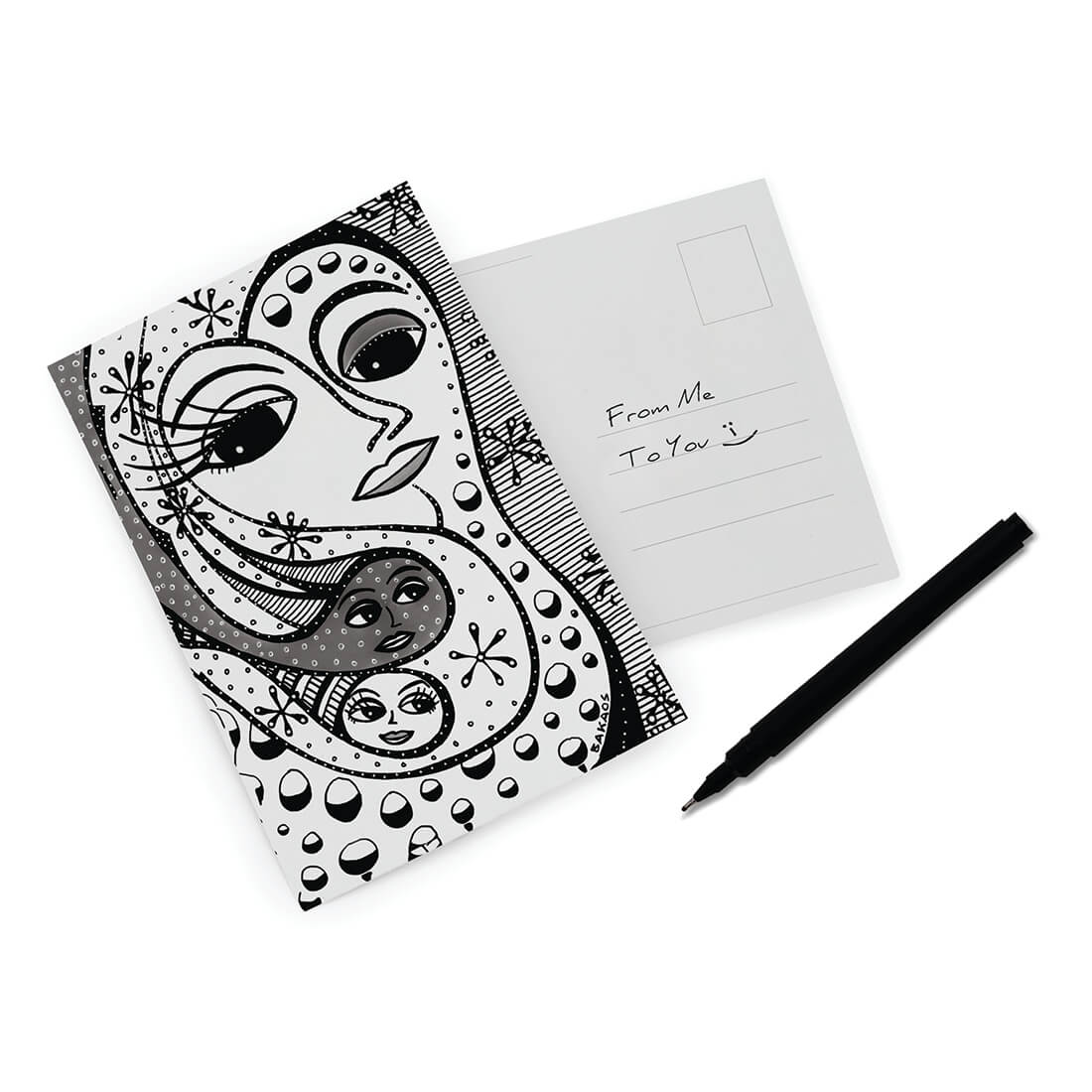 Kunstkort - Hjertebørn