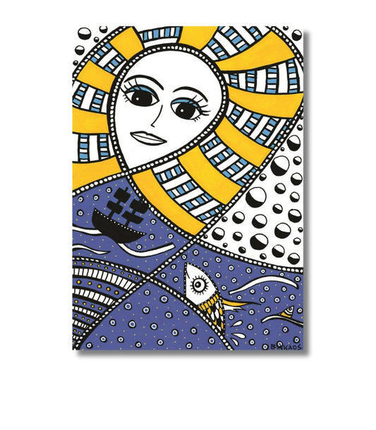 Kunstkort - BølgeSkvulp