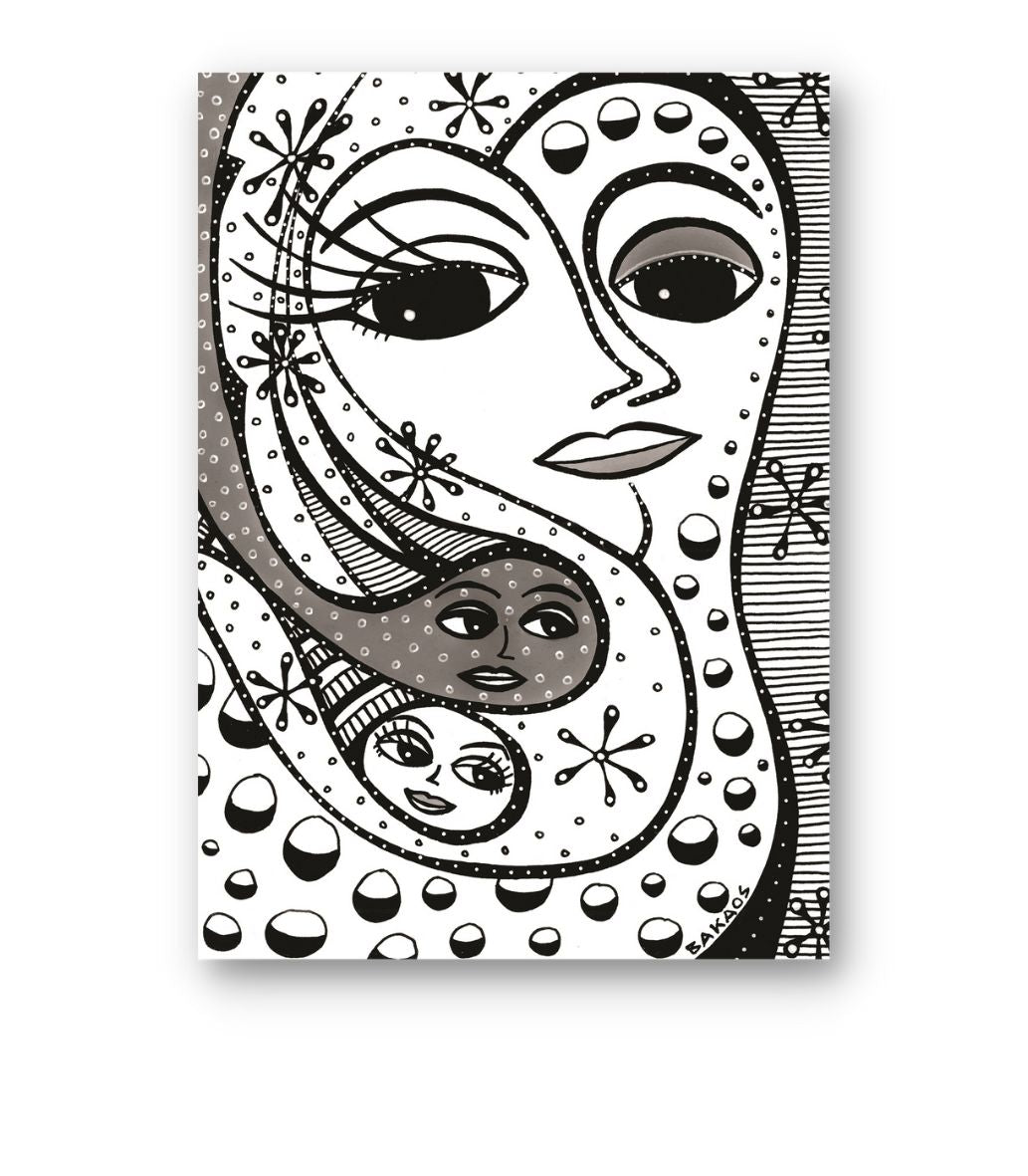 Kunstkort - Hjertebørn