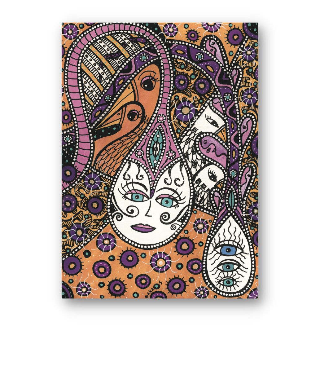 Kunstkort - Kosmisk Kaos