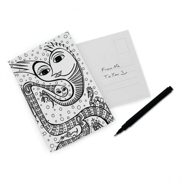 Kunstkort - Trods Navlestrengens Kappen Vil Du Altid Være Mig Nær