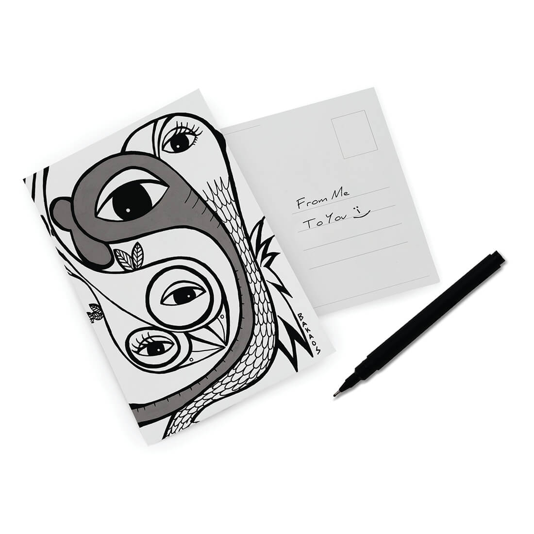 Kunstkort - EleFantastisk FugleLiv