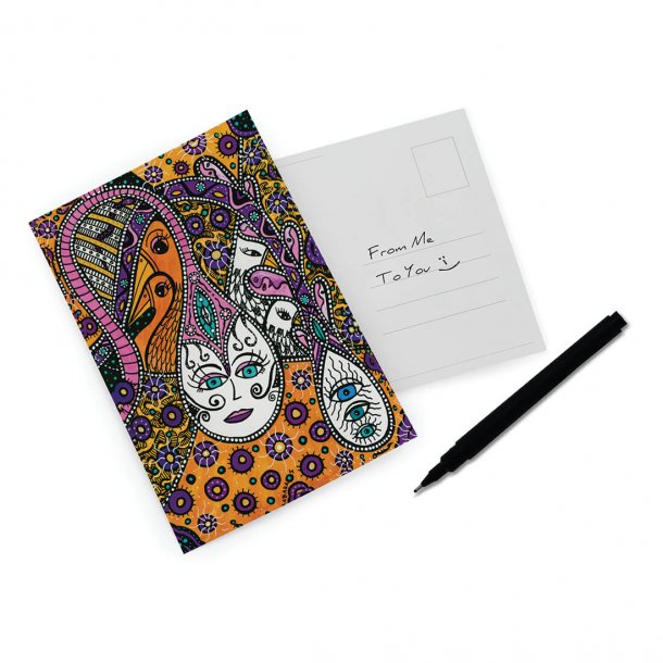 Kunstkort - Kosmisk Kaos