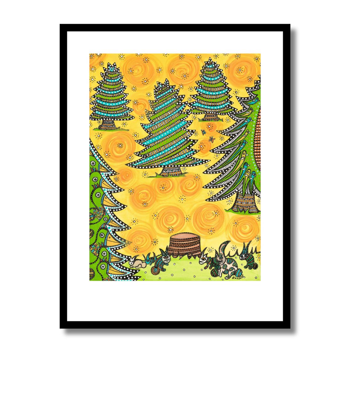 Grantræet - ArtPrint - u. ramme