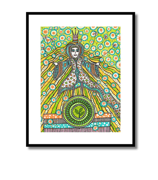 Prinsessen På Ærten - ArtPrint - u. ramme