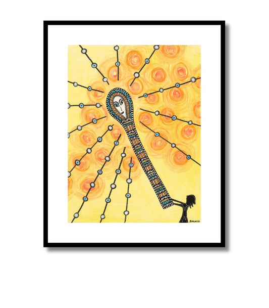 Den Lille Pige med Svovlstikkerne - ArtPrint - u. ramme