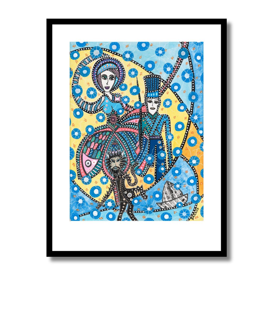 Den Standhaftige Tinsoldat - ArtPrint - u. ramme