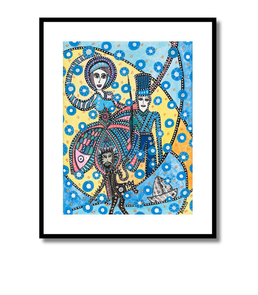 Den Standhaftige Tinsoldat - ArtPrint - u. ramme