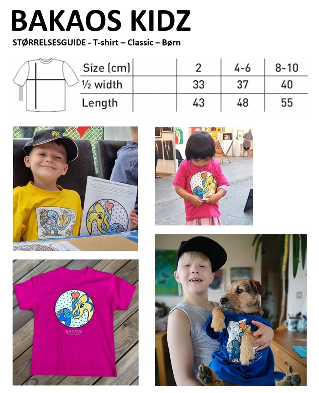 T-shirt til børn - Øko bomuld