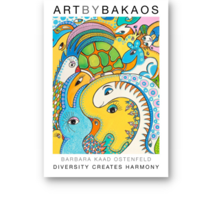 Plakat: Diversity Creates Harmony, af BAKAOS